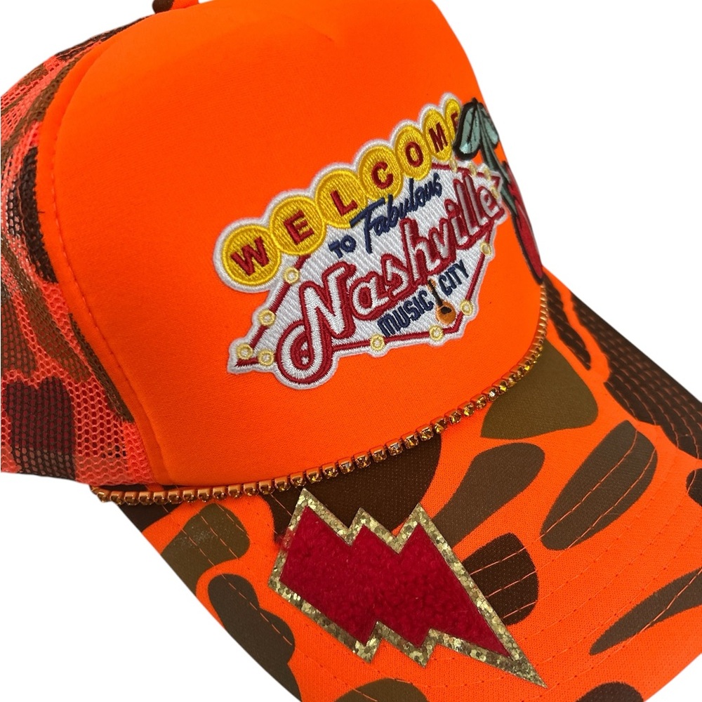 PoshFest Trucker Hat with Nashville Logo